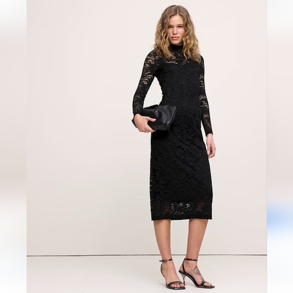 Banana Republic NWTs Midi Lace Dress - Picture 1 of 7